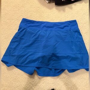 Blue Lululemon skirt